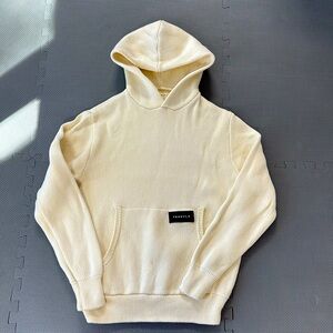YOUNGLA Women’s Small Cream Bella Sweater Hoodie